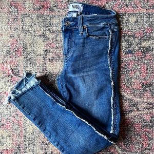 Paige Jeans with raw hem